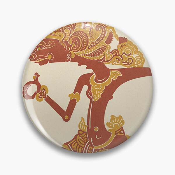 Item preview, Visit Java Vintage Travel Poster – Traditional Wayang Kulit Art designed and sold by cannsuh.