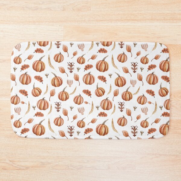 Item preview, Minimalist Watercolor Pumpkin Harvest Autumn Pattern designed and sold by FestivityFinds.