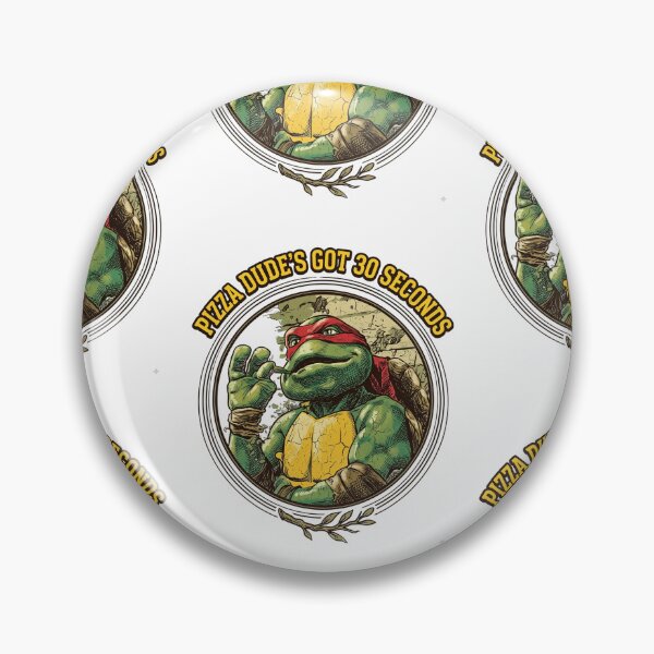Item preview, Vintage Red Masked Turtle Waiting For Pizza Delivery Retro Comic Art designed and sold by Morbiusshop.