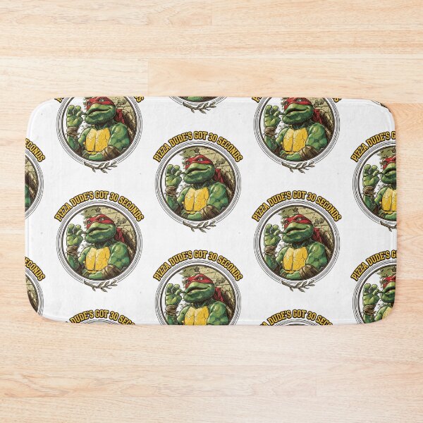 Item preview, Vintage Red Masked Turtle Waiting For Pizza Delivery Retro Comic Art designed and sold by Morbiusshop.