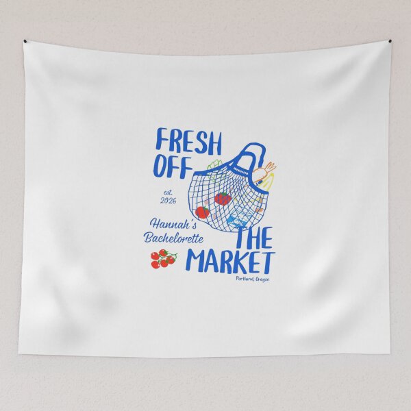 Item preview, Fresh Off The Market Hannah's Bachelorette designed and sold by HSMGallery.