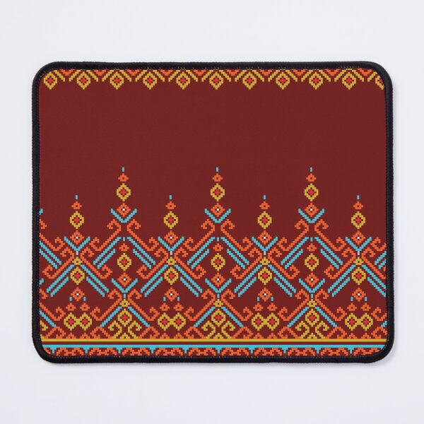 Item preview, Asian Tribal Textile Border Seamless Pattern Vector designed and sold by PowerAntShop.