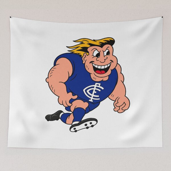 Item preview, The Mighty Blues Mascot Drawing designed and sold by Luke Foran Sports Art.