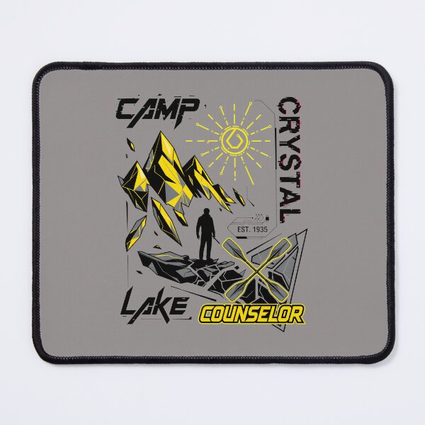 Item preview, Camp Crystal Lake Counselor Vintage Badge T-Shirt-75 designed and sold by JensGiersche.