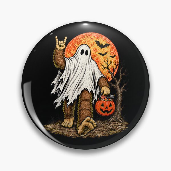 Item preview, Spooky Halloween Bigfoot Pumpkin Funny Halloween Sasquatch designed and sold by YubitaLeLe.