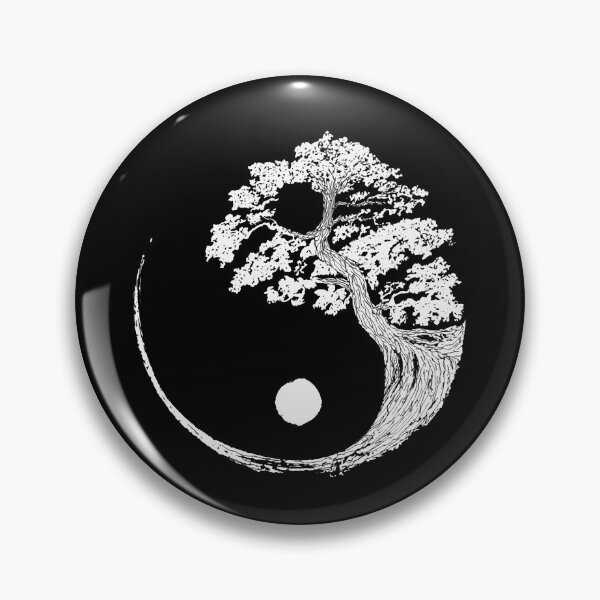 Item preview, Bonsai Tree Yin Yang Balance Japanese Zen Art designed and sold by bikinemosi.