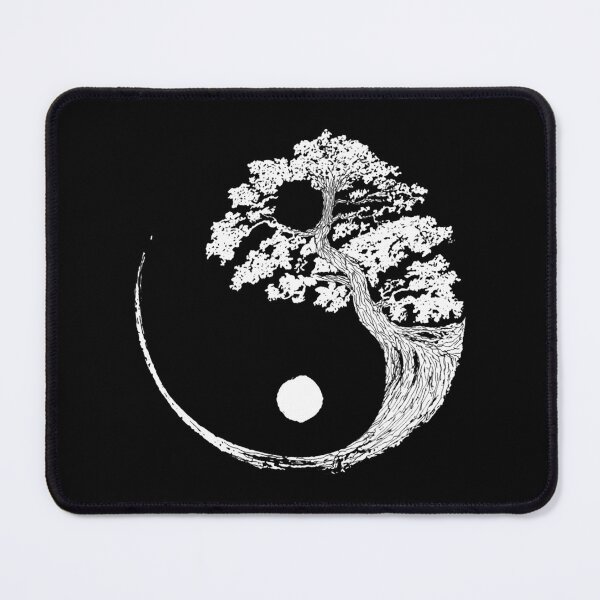 Item preview, Bonsai Tree Yin Yang Balance Japanese Zen Art designed and sold by bikinemosi.