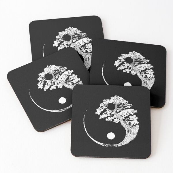 Item preview, Bonsai Tree Yin Yang Balance Japanese Zen Art designed and sold by bikinemosi.