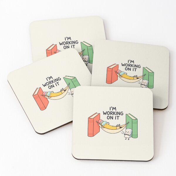 Item preview, I'm Working on It | Funny Procrastination Book Humor designed and sold by MrDev.