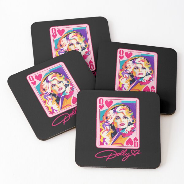 Item preview, Queen Of Hearts Blonde Country Music Singer Vintage Pop Art Playing Card designed and sold by SmithOscarShop.