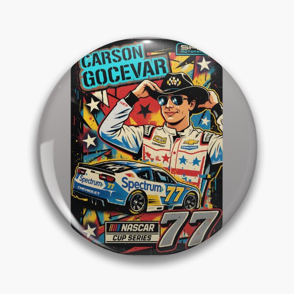 Item preview, Carson Hocevar Retro NASCAR Cup Series Driver Art-75 designed and sold by TimoPiper.