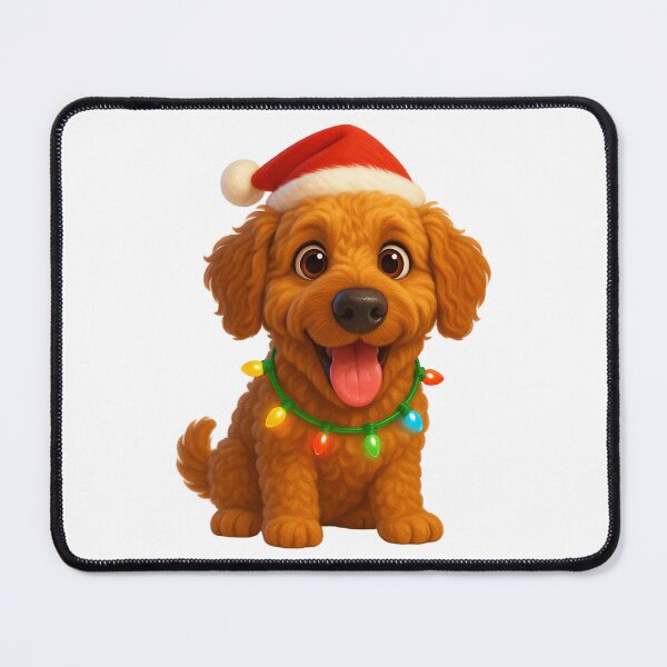 Item preview, Labradoodle Christmas Lights designed and sold by Sillytoe.
