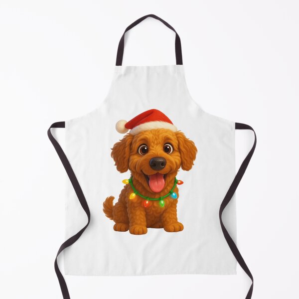Item preview, Labradoodle Christmas Lights designed and sold by Sillytoe.