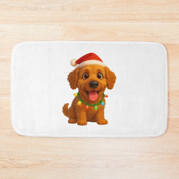Item preview, Labradoodle Christmas Lights designed and sold by Sillytoe.