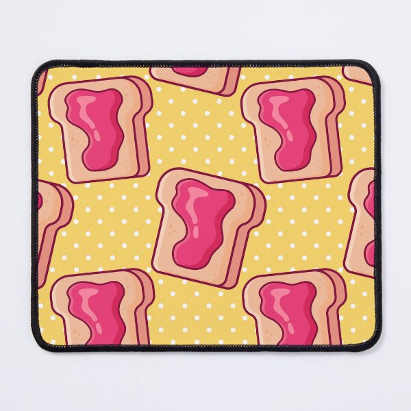 Item preview, Pink Jelly Toast Retro Food Pattern designed and sold by werezu.