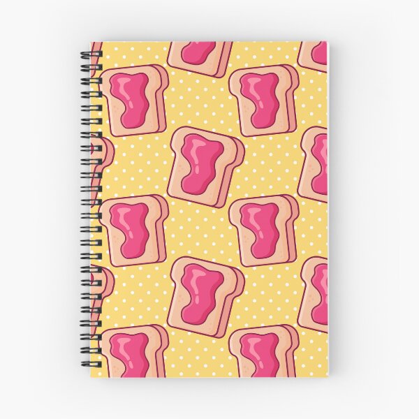 Item preview, Pink Jelly Toast Retro Food Pattern designed and sold by werezu.