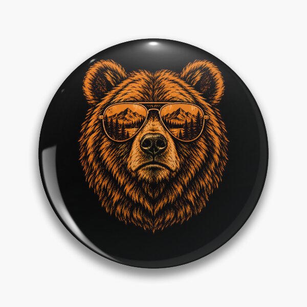 Item preview, Bear Wearing Sunglasses designed and sold by a-turner-paint.