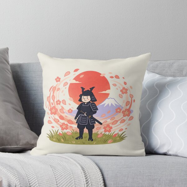 Item preview, Kawaii Samurai Japan | Mount Fuji Sakura Red Sun Art designed and sold by MrDev.