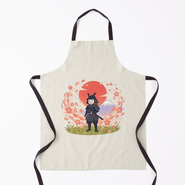 Item preview, Kawaii Samurai Japan | Mount Fuji Sakura Red Sun Art designed and sold by MrDev.
