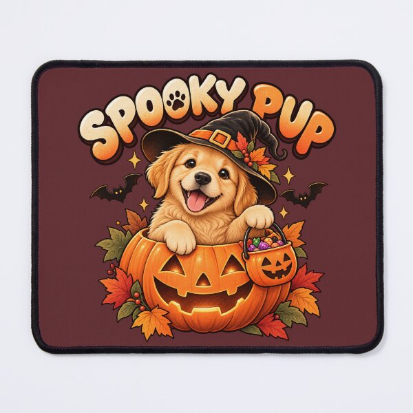 Item preview, Golden Retriever Halloween Pumpkin – Cute Spooky Pup designed and sold by Stikaro.