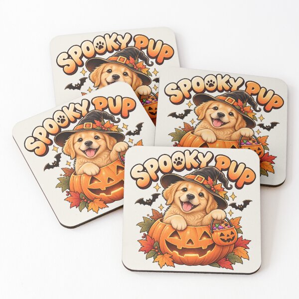 Item preview, Golden Retriever Halloween Pumpkin – Cute Spooky Pup designed and sold by Stikaro.