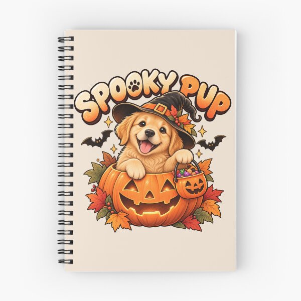 Item preview, Golden Retriever Halloween Pumpkin – Cute Spooky Pup designed and sold by Stikaro.