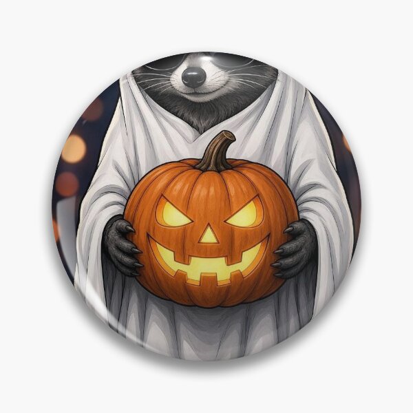 Item preview, Spooky Raccoon Halloween Ghost designed and sold by Altitude Studio Co.