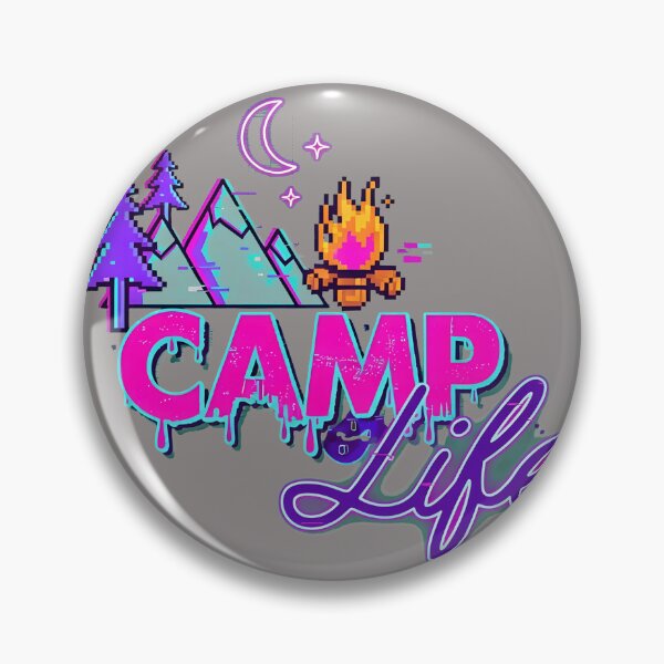 Item preview, CAMP Life Mountain Campfire Outdoors-84 designed and sold by JensGiersche.