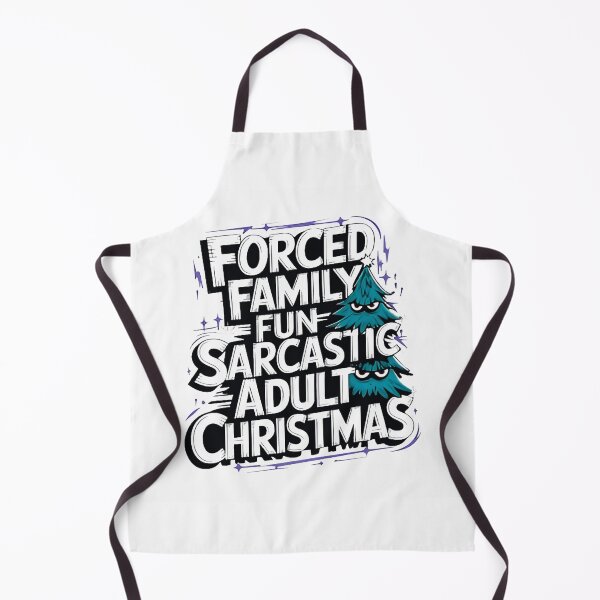 Item preview, Forced Family Fun Sarcastic Adult Christmas Funny Grumpy Christmas Tree  designed and sold by Zizo-DR44.
