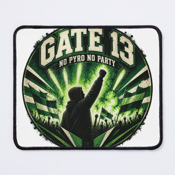 Item preview, Gate 13 No Pyro No Party panathinaikos ultras designed and sold by MJOSTORE.