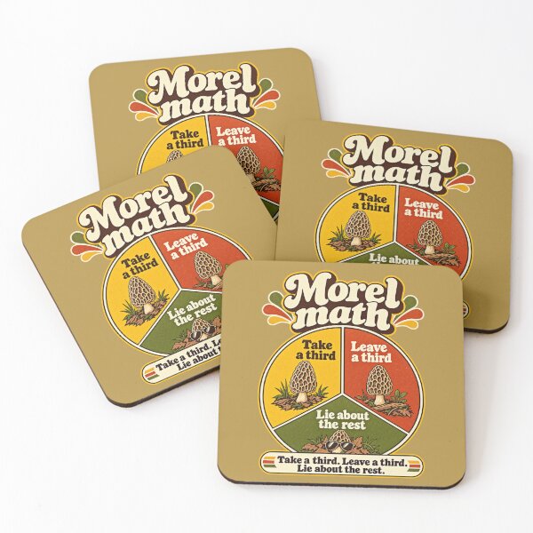 Item preview, Morel Math Take a Third - Funny Morel Mushroom Foraging designed and sold by LottiesLuck.