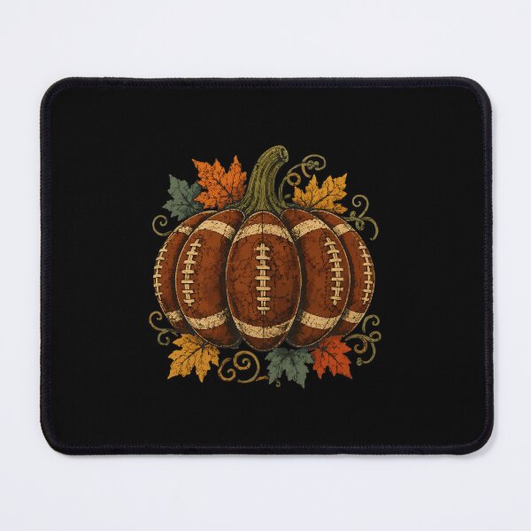 Item preview, Football Pumpkin Autumn Fall Leaves Seasonal Decor designed and sold by GiaoCalonas.