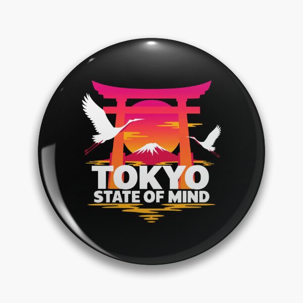 Item preview, Japanese Culture Tokyo State Of Mind Torii Gate Mount Fuji Neon designed and sold by Uglyandcute.