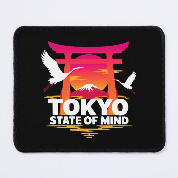Item preview, Japanese Culture Tokyo State Of Mind Torii Gate Mount Fuji Neon designed and sold by Uglyandcute.