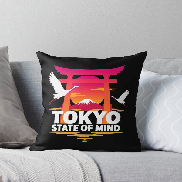 Item preview, Japanese Culture Tokyo State Of Mind Torii Gate Mount Fuji Neon designed and sold by Uglyandcute.