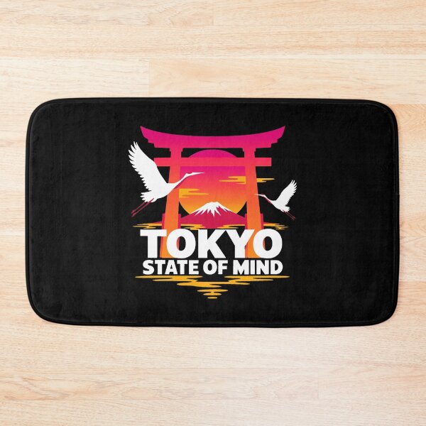 Item preview, Japanese Culture Tokyo State Of Mind Torii Gate Mount Fuji Neon designed and sold by Uglyandcute.