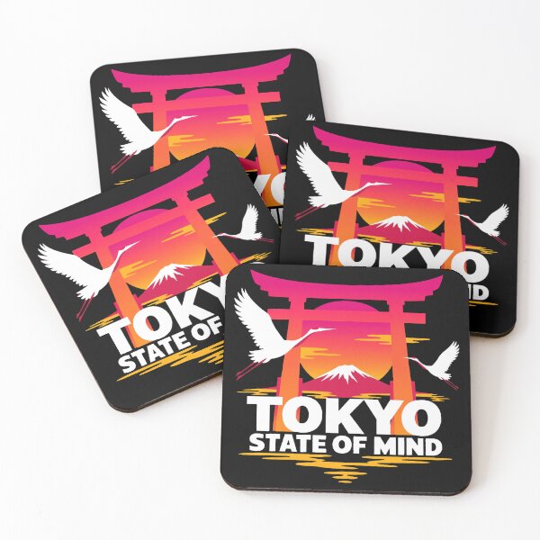Item preview, Japanese Culture Tokyo State Of Mind Torii Gate Mount Fuji Neon designed and sold by Uglyandcute.