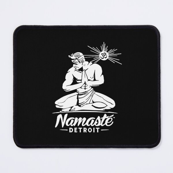Item preview, Namaste Detroit Yoga Meditation Lotus Posture Art designed and sold by bikinemosi.
