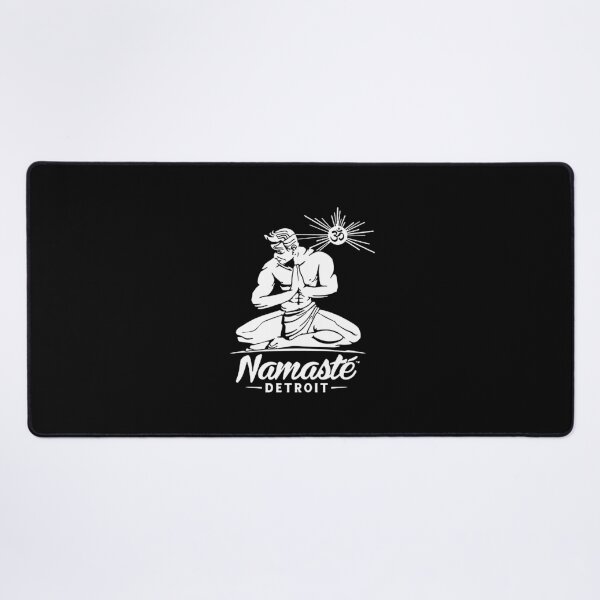 Item preview, Namaste Detroit Yoga Meditation Lotus Posture Art designed and sold by bikinemosi.