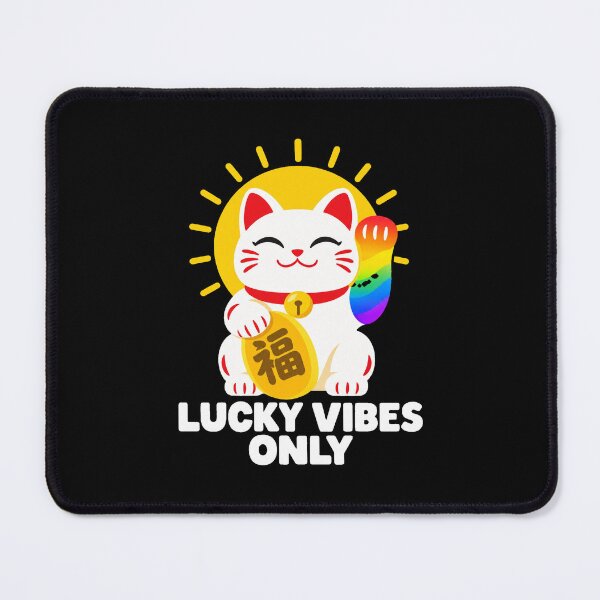 Item preview, Japanese Culture Lucky Vibes Only Maneki Neko Lucky Cat designed and sold by Uglyandcute.