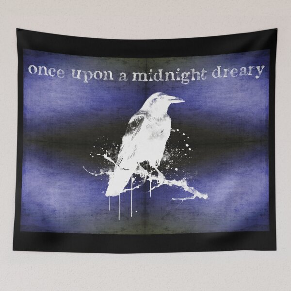 Item preview, Once Upon a Midnight (Raven on branch) designed and sold by Listn2yrmom.