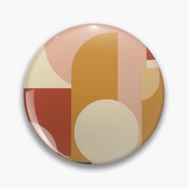 Item preview, Terracotta Geometric Forms | Mid Century Modern Abstract  designed and sold by nhk999.