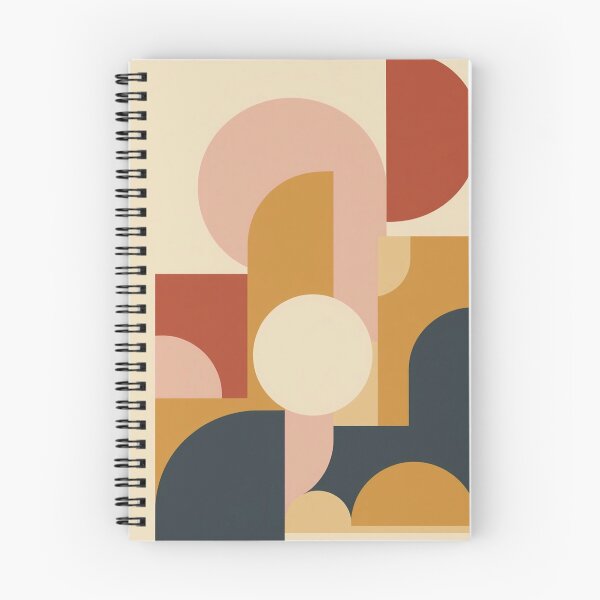 Item preview, Terracotta Geometric Forms | Mid Century Modern Abstract  designed and sold by nhk999.