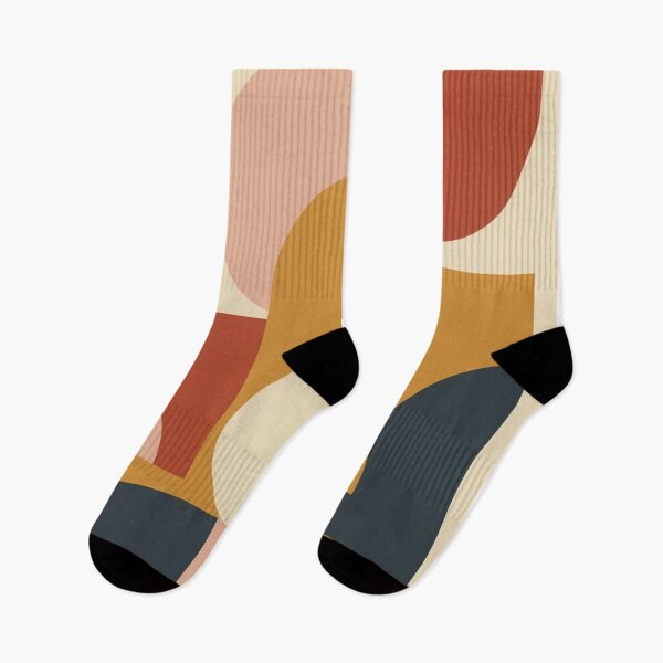 Item preview, Terracotta Geometric Forms | Mid Century Modern Abstract  designed and sold by nhk999.
