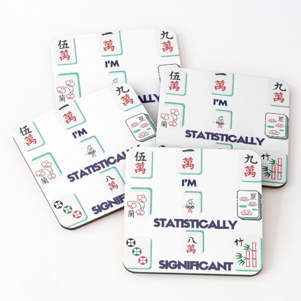 Item preview, I'm Statistically Significant Funny Mahjong Design designed and sold by Tobietales.
