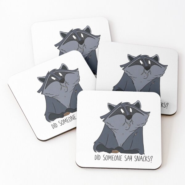 Item preview, Cute Raccoon Snacks designed and sold by wingoo22.