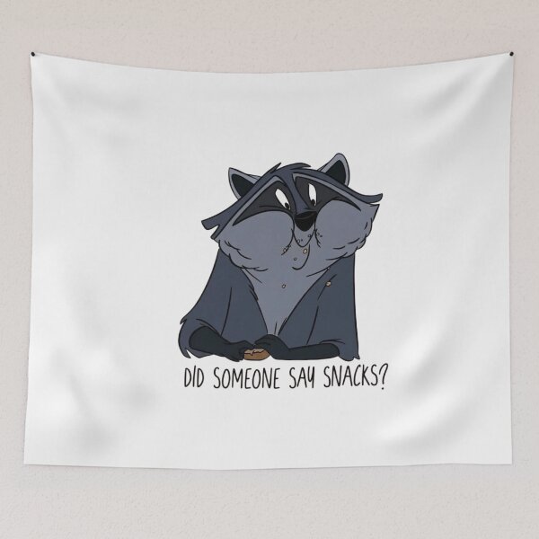 Item preview, Cute Raccoon Snacks designed and sold by wingoo22.
