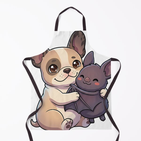 Item preview, Cute French Bulldog Puppy Hugging Halloween Bat designed and sold by pumsquare.
