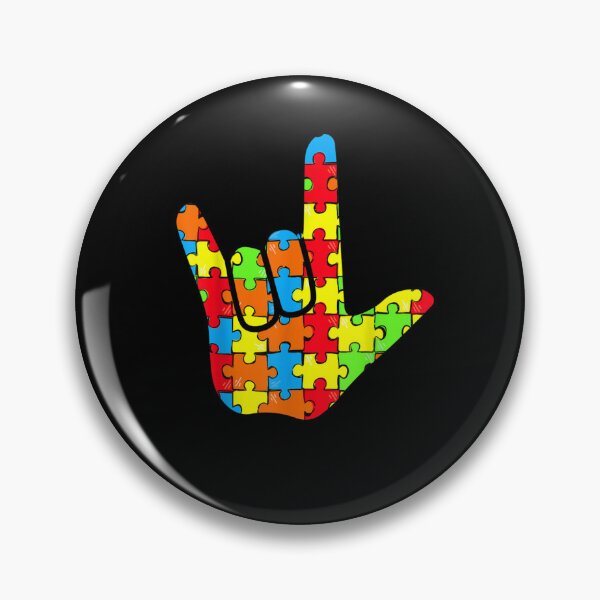 Item preview, Autism Awareness Puzzle Piece Hand designed and sold by Aniverlia.