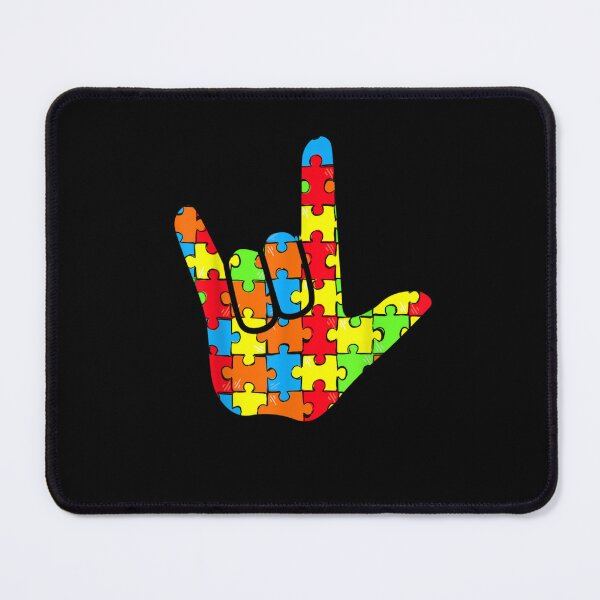 Item preview, Autism Awareness Puzzle Piece Hand designed and sold by Aniverlia.